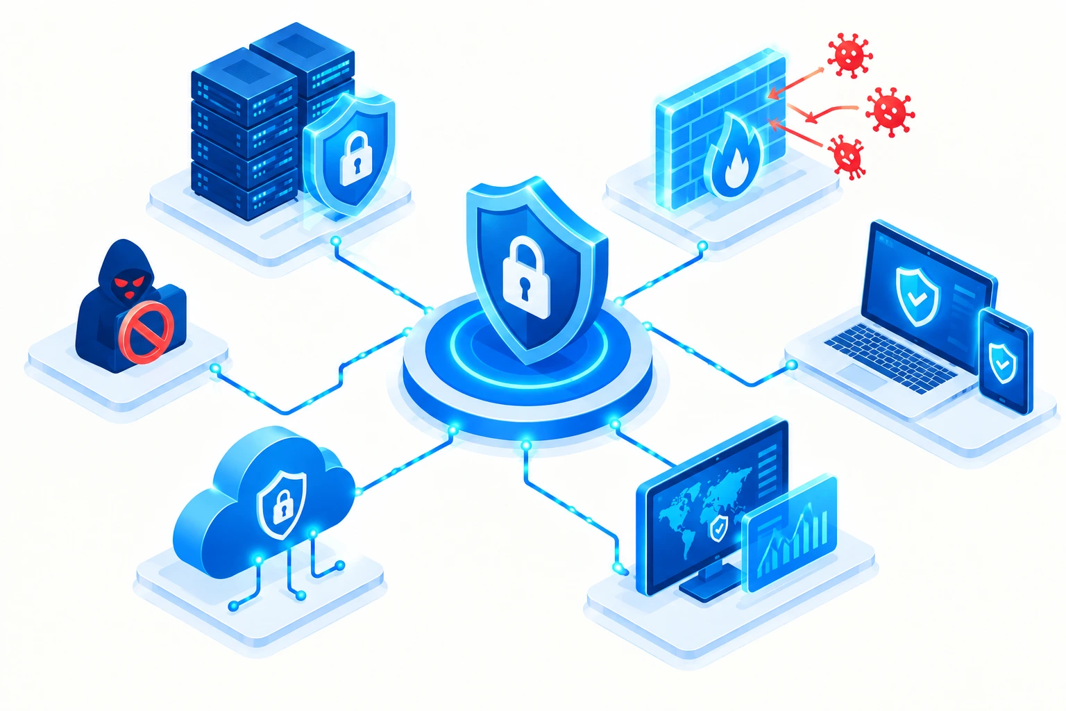 Cyber security services in Namibia: threat detection, firewalls and protected systems by Tech49Originals