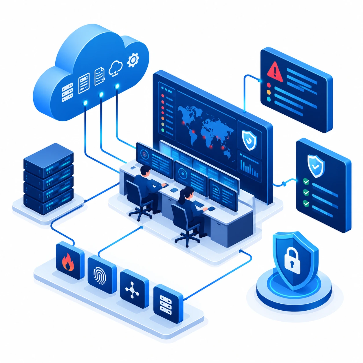 SOC and SIEM security monitoring in Namibia: log collection, threat detection and alerting by Tech49Originals